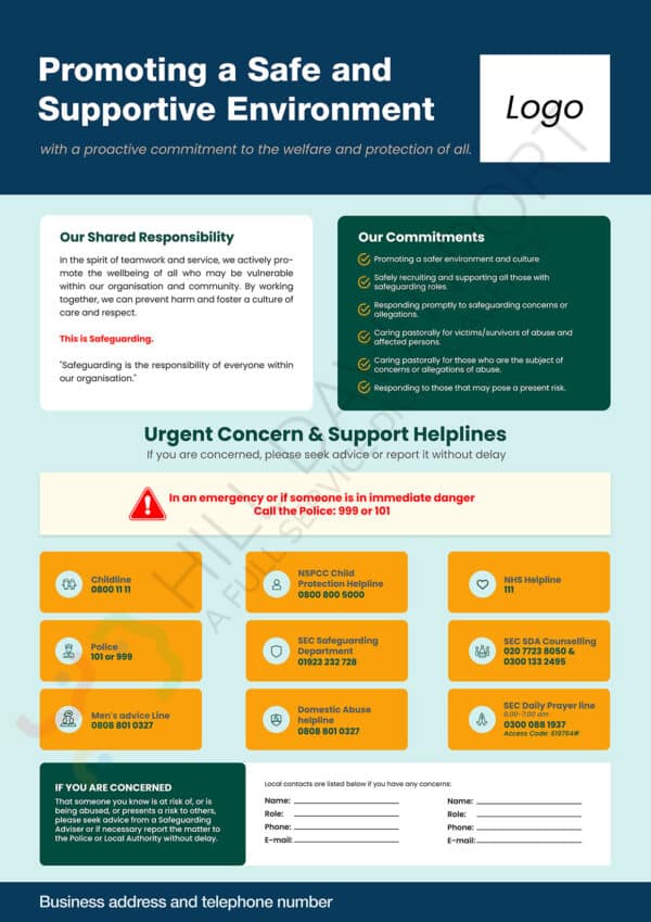 Business Safeguarding Poster