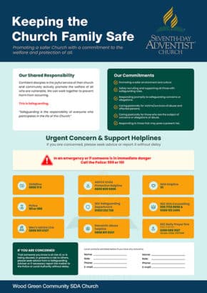 SDA Safeguarding Poster